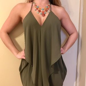 Olive Green Dress